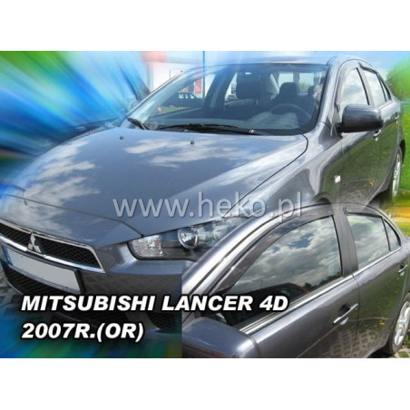 MITSUBISHI LANCER 4|5D FAIRINGS (GLUED ON THE FRAME) (FRONT DEFLECTORS ONLY) 2007