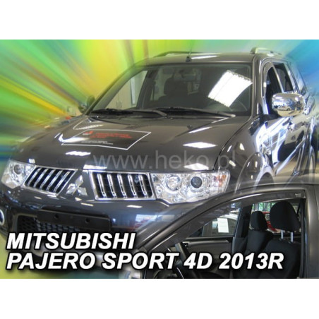 CARENADOS MITSUBISHI PAJERO SPORT 5D 2013_2018 (SÓLO DEFLECTORES FRONTALES)