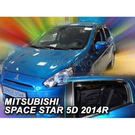CARENADOS MITSUBISHI SPACE STAR 5D (DEFLECTORES POSTERIORES EN CONJUNTO) 2014