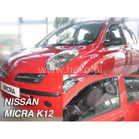 CARENADOS NISSAN MICRA K 12 5D (DEFLECTORES POSTERIORES EN CONJUNTO) 2002_2010
