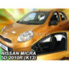 CARENADOS NISSAN MICRA K 13 5D 2010_2017 (SÓLO DEFLECTORES FRONTALES)
