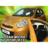 NISSAN MICRA K 13 5D FAIRINGS (REAR DEFLECTORS AS A SET) 2010_2017
