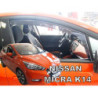 FAIRINGS NISSAN MICRA K-14 5D 2017-(FRONT DEFLECTORS ONLY)