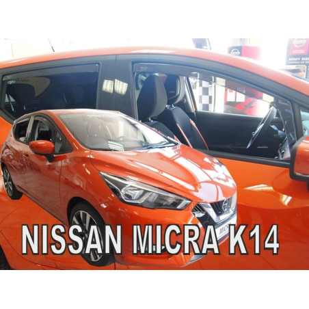CARENADOS NISSAN MICRA K-14 5D 2017-(DEFLECTORES POSTERIORES EN CONJUNTO)