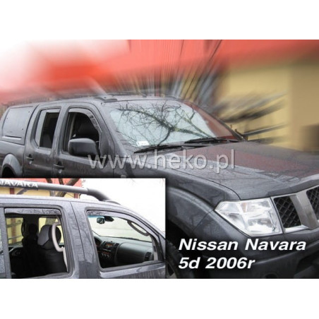 CARENADOS NISSAN NAVARA| PICK UP D40 III 4D (DEFLECTORES POSTERIORES EN CONJUNTO) 2005_2014