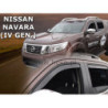 NISSAN NAVARA IV 4D 2014- FAIRINGS (REAR DEFLECTORS AS A SET)