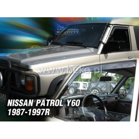 CARENADOS NISSAN PATROL GR Y_60 5D|3D (VER. WITH THE ELECTRIC MIRROR) 1987_1997 (SÓLO DEFLECTORES FRONTALES)