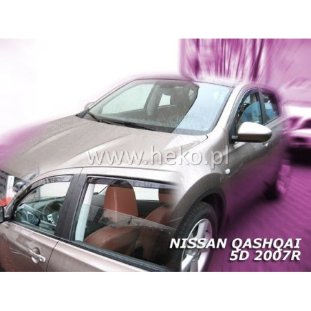 CARENADOS NISSAN QASHQAI I J10 | 2 5D 2007_2013 (SÓLO DEFLECTORES FRONTALES)