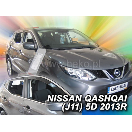 CARENADOS NISSAN QASHQAI II J11 5D (DEFLECTORES POSTERIORES EN CONJUNTO) 2013_2021