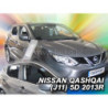 NISSAN QASHQAI II J11 5D FAIRINGS (REAR DEFLECTORS AS A SET) 2013_2021