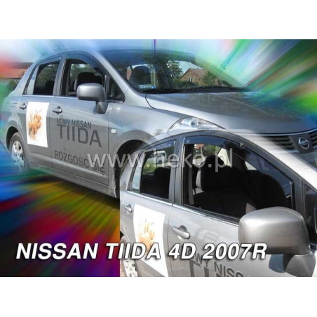 NISSAN TIDA 4|5D 2007 FAIRINGS (FRONT DEFLECTORS ONLY)