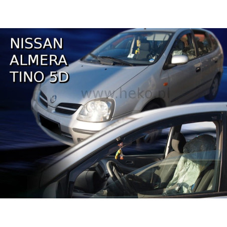 FAIRINGS NISSAN ALMERA TINO 5D 2000_2006 (FRONT DEFLECTORS ONLY)
