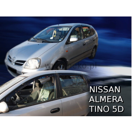 FAIRINGS NISSAN ALMERA TINO 5D 2000-2006 (REAR DEFLECTORS AS A SET)
