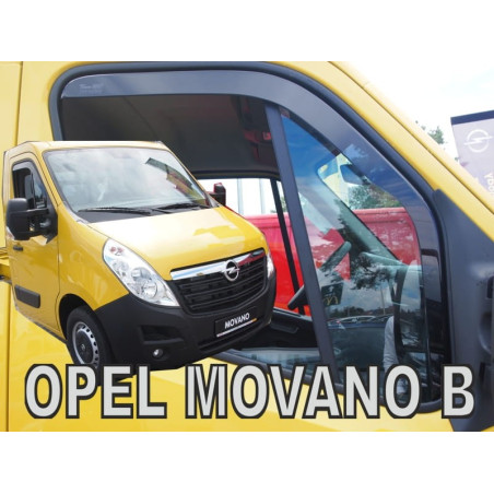 FAIRINGS OPEL MOVANO B 10-/NISSAN NV400 11-/RENAULT MASTER III 2010- RENAULT MASTER IV 2019 (FRONT DEFLECTORS ONLY)
