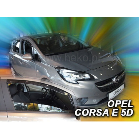 OPEL CORSA D|E 5D 2006-2019 FAIRINGS (ONLY FRONT DEFLECTORS)