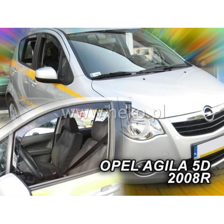 OPEL AGILA 5D 2008 FAIRINGS (FRONT DEFLECTORS ONLY)