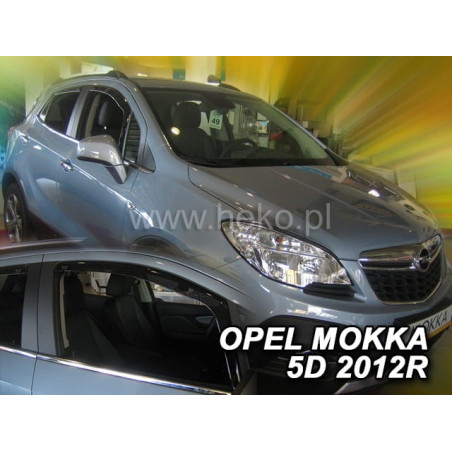 OPEL MOKKA A|X 5D FAIRINGS. 2012-2020 (ONLY FRONT DEFLECTORS)