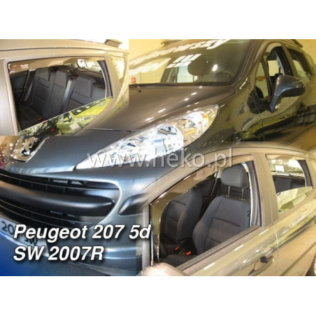 CARENADOS PEUGEOT 207 SW 5D (DEFLECTORES POSTERIORES EN CONJUNTO) 2007