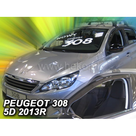 FAIRINGS PEUGEOT 308 II 5D |SW 2013_2021 (FRONT DEFLECTORS ONLY)