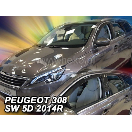 CARENADOS PEUGEOT 308 II 5D (DEFLECTORES POSTERIORES EN CONJUNTO) SW 2014_2021