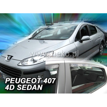 CARENADOS PEUGEOT 407 4 D (DEFLECTORES POSTERIORES EN CONJUNTO) SEDAN 2004_2010