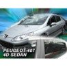 PEUGEOT 407 4 D FAIRINGS (REAR DEFLECTORS AS A SET) SEDAN 2004-2010