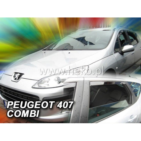 CARENADOS PEUGEOT 407 SW 5D (DEFLECTORES POSTERIORES EN CONJUNTO) COMBI 2004_2010