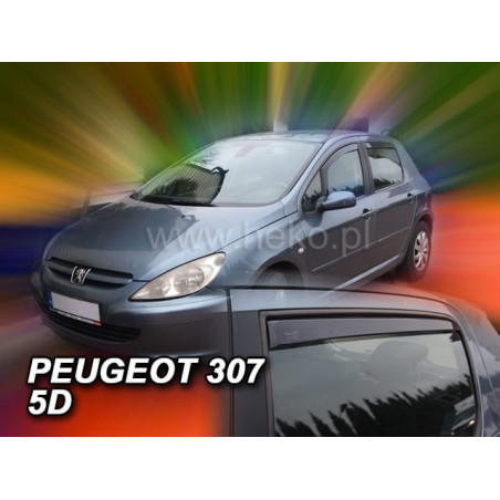 CARENADOS PEUGEOT 307 5D (DEFLECTORES POSTERIORES EN CONJUNTO) 2001_2008