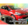 RENAULT CLIO IV GRANDTOUR 5D FAIRINGS (REAR DEFLECTORS AS A SET) 2013_2019