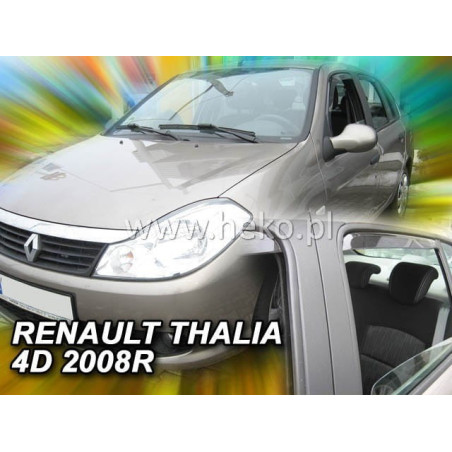RENAULT THALIA 4D FAIRINGS (REAR DEFLECTORS AS A SET) 2008-2013
