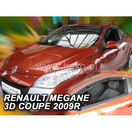 CARENADOS RENAULT MEGANE III COUPE 3D 2009_2016 (SÓLO DEFLECTORES FRONTALES)