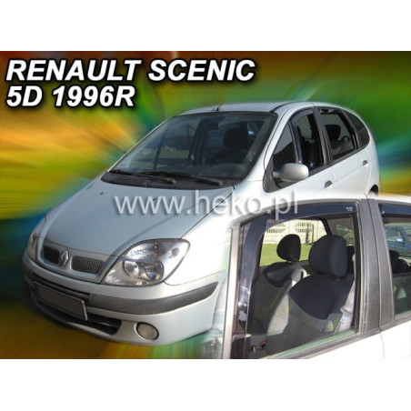 RENAULT SCENIC 5D FAIRINGS 1996_2003 (FRONT DEFLECTORS ONLY)