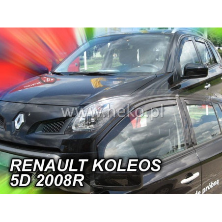 CARENADOS RENAULT KOLEOS I 5D (DEFLECTORES POSTERIORES EN CONJUNTO) 2008_2017