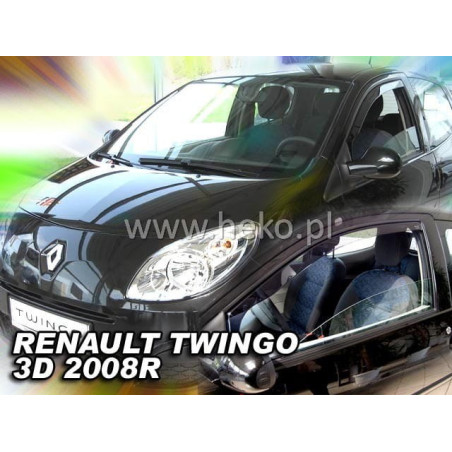 RENAULT TWINGO 3D FAIRINGS 2007_2014 (FRONT DEFLECTORS ONLY)