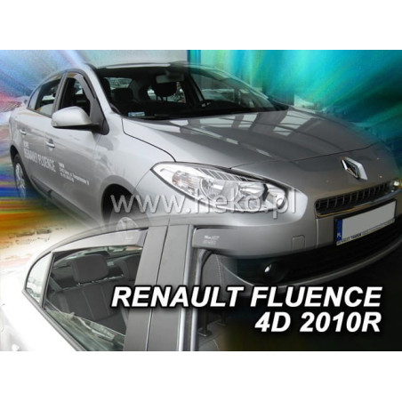 RENAULT FLUENCE 4D FAIRINGS (REAR DEFLECTORS AS A SET) 2009