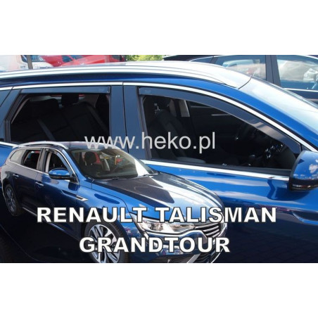 RENAULT TALISMAN GRANDTOUR 4D 2016-COMBI FAIRINGS (REAR DEFLECTORS AS A SET)