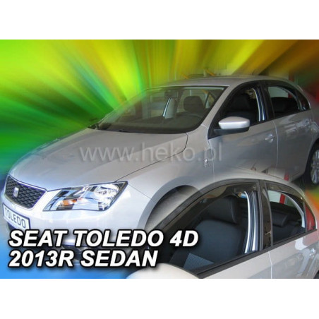 SEAT TOLEDO IV 5D FAIRINGS (REAR DEFLECTORS AS A SET) 2013