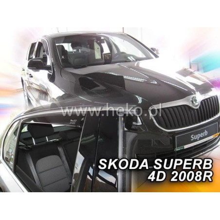 CARENADOS SKODA SUPERB II 4D (DEFLECTORES POSTERIORES EN CONJUNTO) SEDAN 2008_2015