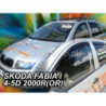 SKODA FABIA 4D | 5D FAIRINGS (GLUED TO THE FRAME) (ONLY FRONT DEFLECTORS) 1999-2007