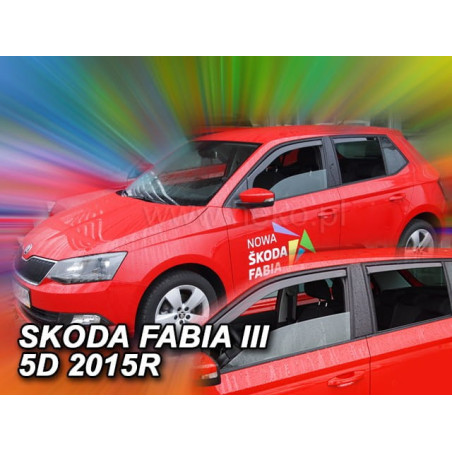 CARENADOS SKODA FABIA III 5D (DEFLECTORES POSTERIORES EN CONJUNTO) | COMBI 2014_2021