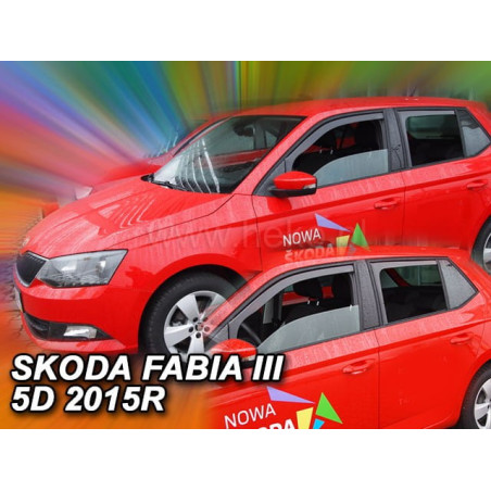 CARENADOS SKODA FABIA III 5D (DEFLECTORES POSTERIORES EN CONJUNTO) | COMBI (D?UGIE) 2014_2021