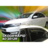 CARENADOS SKODA RAPID 5D (DEFLECTORES POSTERIORES EN CONJUNTO) 2012
