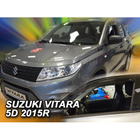 SUZUKI VITARA II 5D DEFLECTORS 2014-(FRONT DEFLECTORS ONLY)