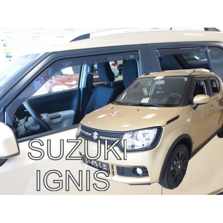 SUZUKI IGNIS III 5D DEFLECTORS 2016-(REAR DEFLECTORS AS A SET)