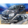 SUZUKI CELERIO 5D DEFLECTORS 2015-(REAR DEFLECTORS AS A SET)