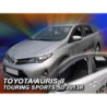 TOYOTA AURIS II 5D FAIRINGS (REAR DEFLECTORS AS A SET) TOURING 2013