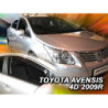 TOYOTA AVENSIS III T27 4D FAIRINGS | 5D 2009 (ONLY FRONT DEFLECTORS)