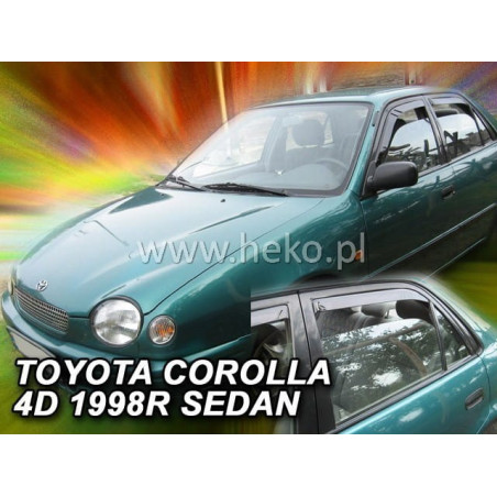 TOYOTA COROLLA E 11 4D FAIRINGS (REAR DEFLECTORS IN SET) SEDAN 1997_2001
