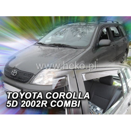 TOYOTA COROLLA E12 5D FAIRINGS (REAR DEFLECTORS IN SET) COMBI 2002_2007
