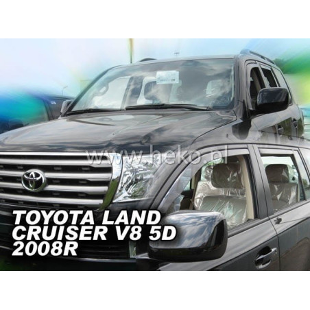 FAIRINGS TOYOTA LAND CRUISER J200 V8 5D 2008 (ONLY FRONT DEFLECTORS)